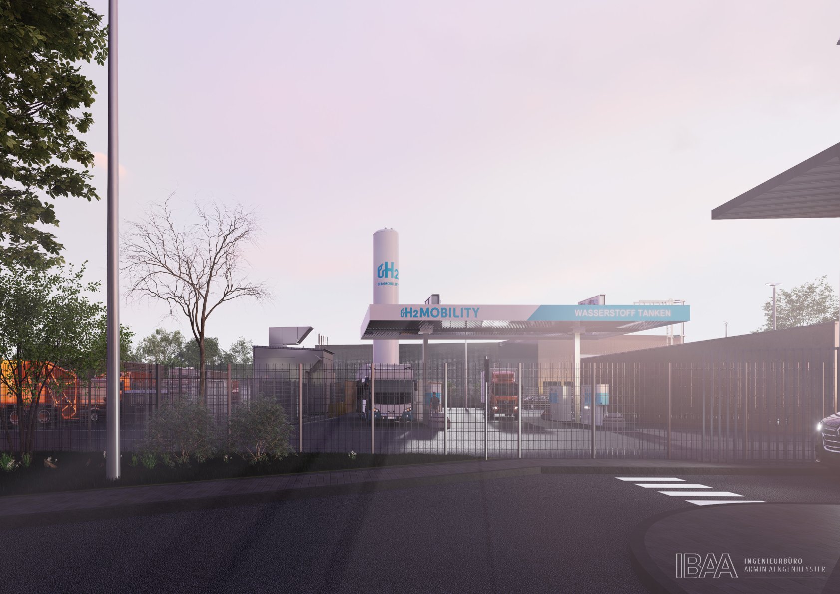 Tankstelle der Zukunft © IBAA Tankstelle der Zukunft © IBAA