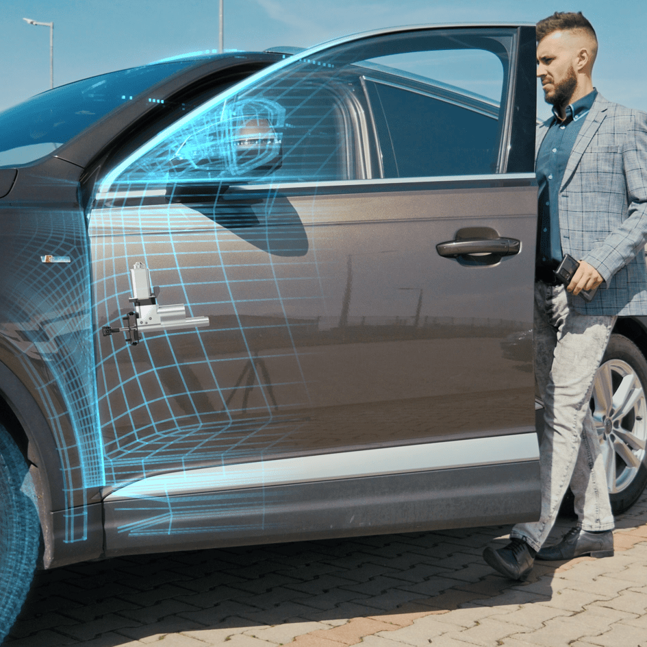 Actuators for doors, flaps and chassis Actuators for doors, flaps and chassis